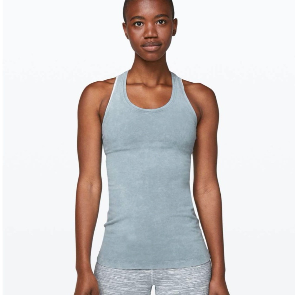 Lululemon Cool Racerback II *Dye Washed Chambray
